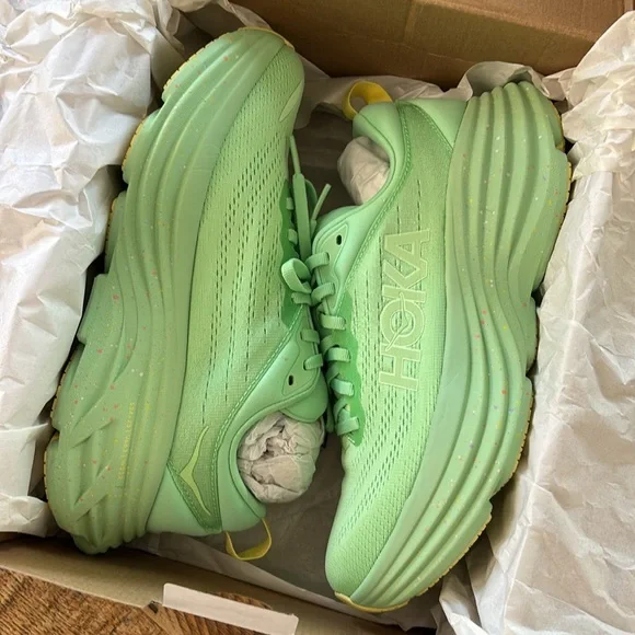 Hoka Women's Athletic Shoes in Mint Green - Picture 6 of 13